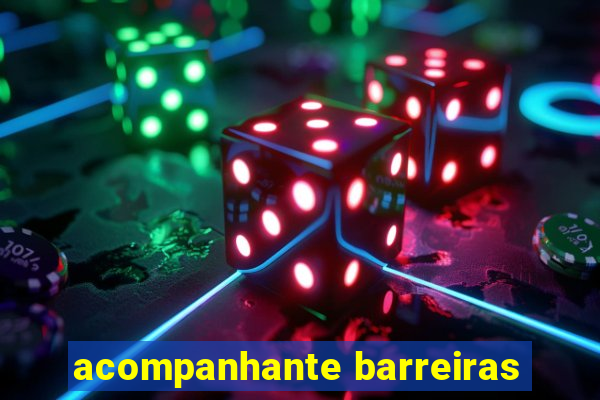 acompanhante barreiras